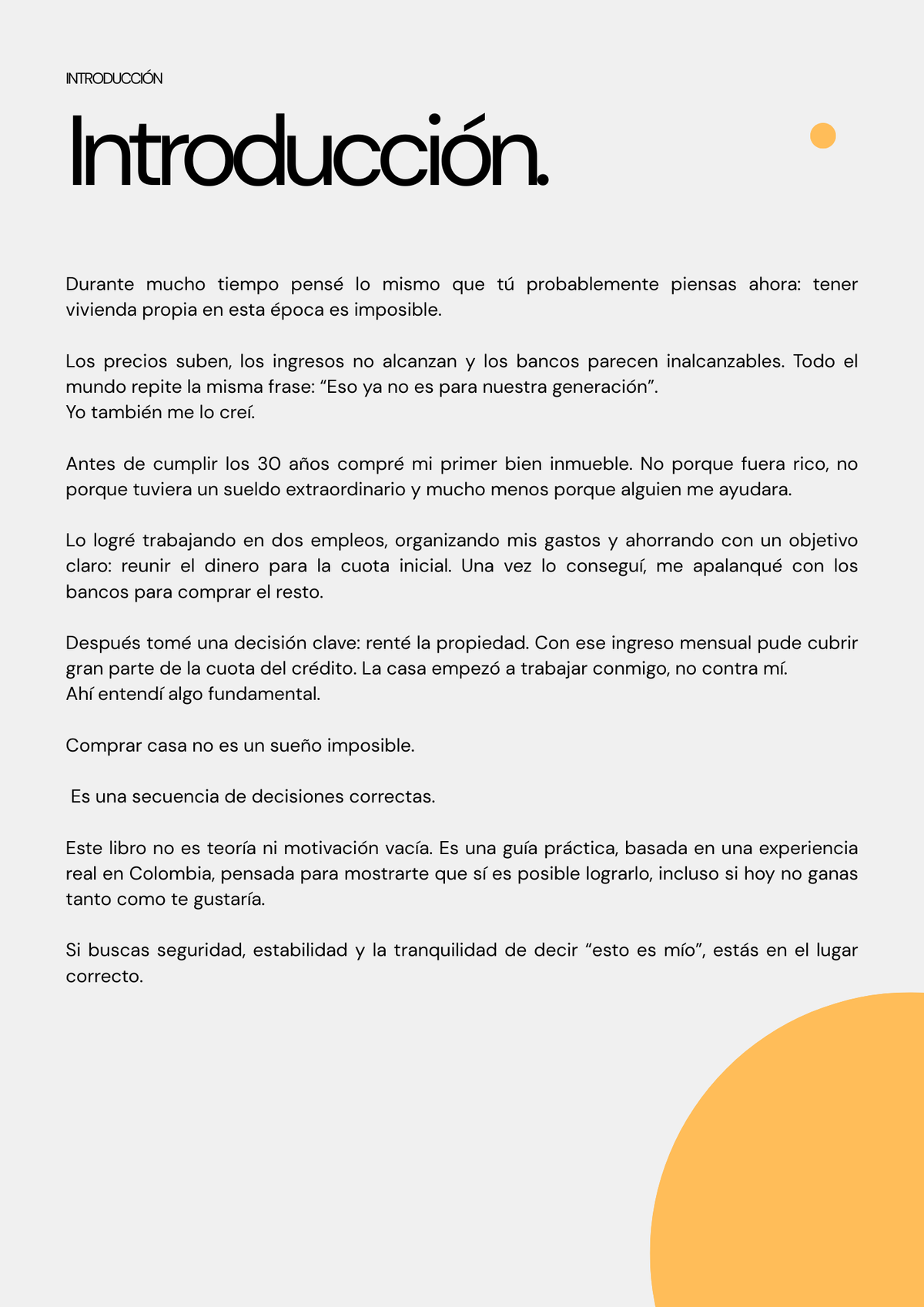 E-book Cómo Compre mi primer inmueble en Colombia antes de los 30.